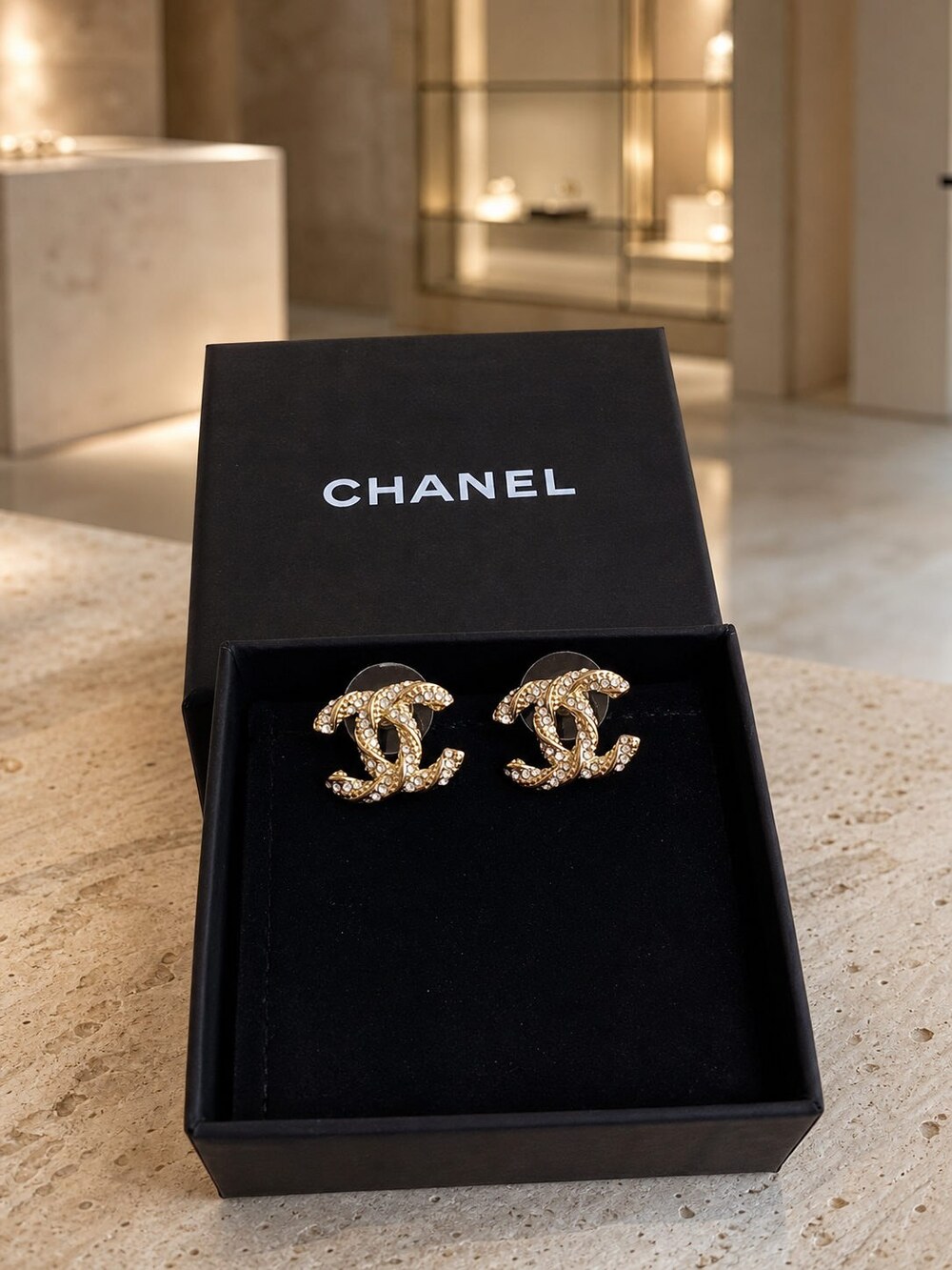 CHANEL Classic Parisian Earrings Style 5 | New with Box - Picture 7 of 9